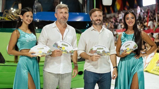 Rogelio Frigerio acompañó una nueva noche del carnaval de Concordia.&nbsp;