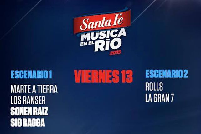 Las bandas santafesinas abren la séptima edición de Música en el Río