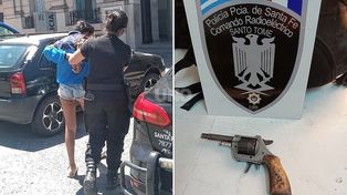 La adolescente estaba armada cuando se produjo el arresto civil