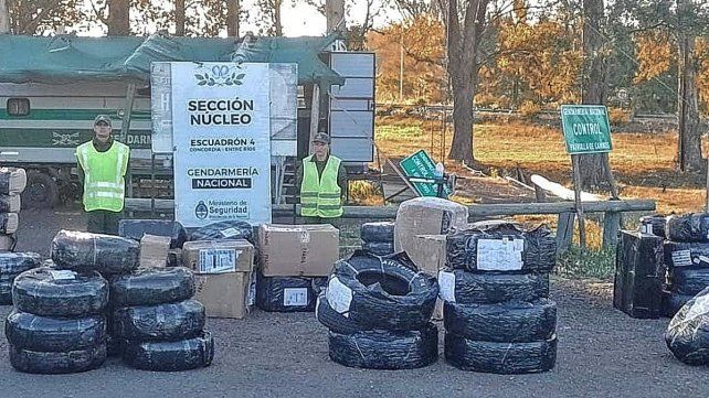 La mercadería interceptada en ruta 14 estuvo valuada en 44 millones de pesos.