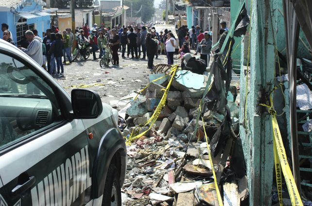 Desastre. Se cree que el siniestro fue causado por una fuga de gas.