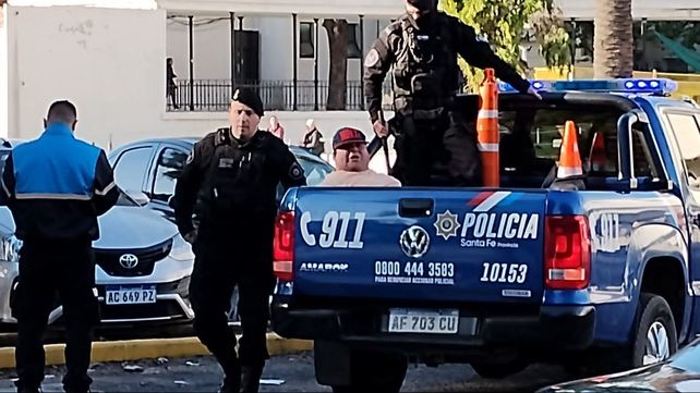 El gordo Tito -que fue apresado esta semana- encabeza la banda de los gordos en la zona del hospital Centenario. 