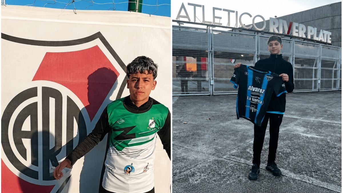 Dos jóvenes de Viale buscan cumplir el sueño de llegar a River Plate