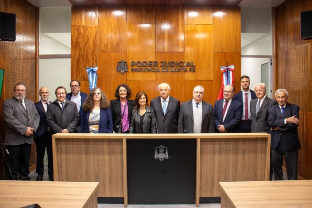 La Corte Suprema de Santa Fe inauguró una obra y pidió más presupuesto al gobernador.
