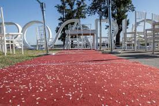 Unos de los lugares es el parque de las Colectividades