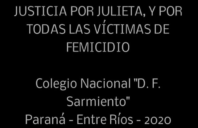 Docentes difunden video ante el incremento de los femicidios