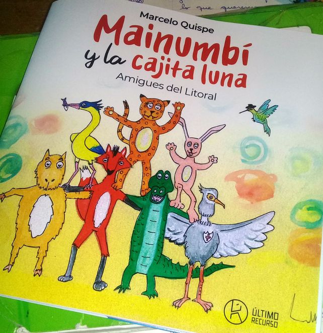 Portada del libro del docente y titiritero Marcelo Quispe.