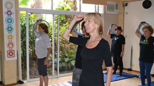 Clases de gimnasia para Tercera Edad en el Instituto Mirta de Fussi