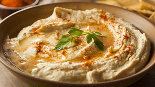 La receta de hummus de garbanzos es rápida y sencilla