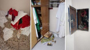 El vandalismo y las cosas revueltas por el robo a la capilla en Santo Tomé&nbsp;