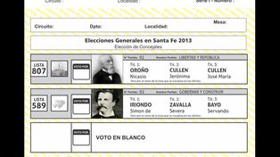Elecciones 2013: ya están las boletas para el simulacro electoral escolar