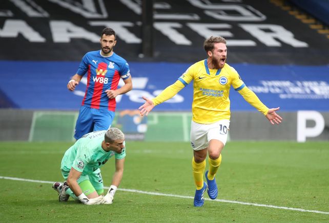 Mac Allister, vital en el 1-1 de Brighton con Crystal Palace