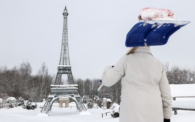 Europa transita una inusual ola de frío polar