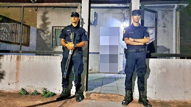 Se realizaó un allanamiento en la vivienda de calle San Juan y Rocamora para recabar información para la causa.