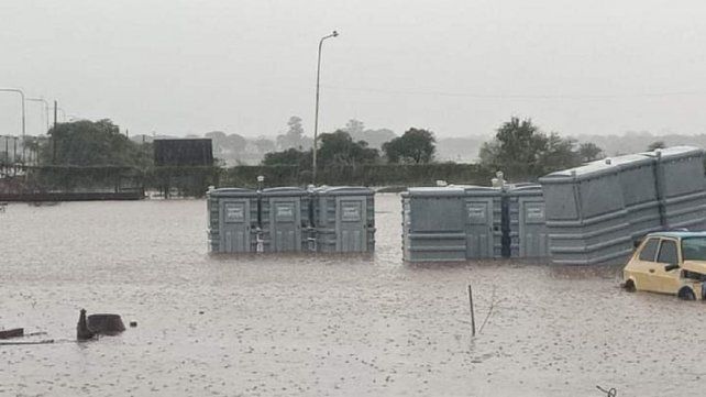 Un temporal causó inundaciones en Federación
