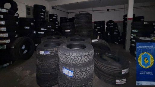 Santa Fe aparece en una red de contrabando de neumáticos con cifras multimillonarias