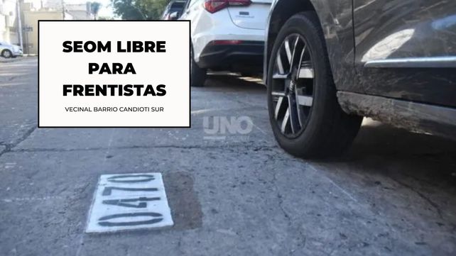 Vecinos de Candioti Sur denuncian falta de respuesta municipal al pedido de eximición del estacionamiento medido.
