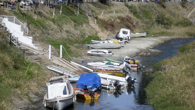 La desembocadura del arroyo Ludueña