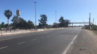 Vandalismo en la 168: se robaron casi todos los tejidos que evitaban el cruce a pie