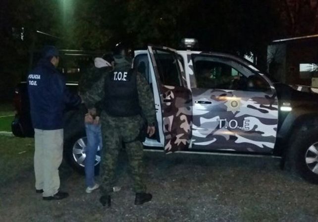 En Rosario. Luego de estar prófugo de la Justicia santafesina