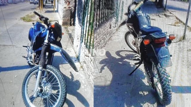 La segunda moto sin patente retenida