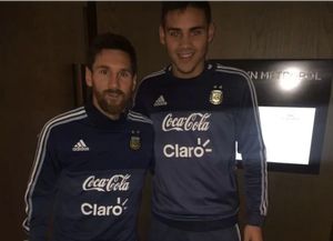 Quién es el sparring que sorprendió a Lionel Messi