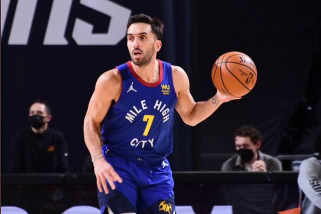 Poca participación de Campazzo en el triunfo de Denver