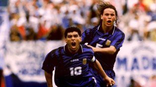 El último grito de Maradona en un Mundial: un gol para la historia