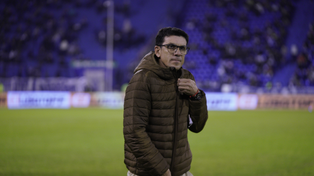 Larriera se refirió a los problemas de su equipo para poder llegar al gol. Foto; Celina Mutti Lovera - La Capital.