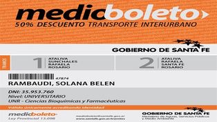 Avanza la implementación del medio boleto estudiantil 2012 para el territorio provincial