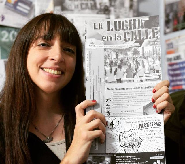 Virginia Serotkin es coeditora del boletín La Lucha en la Calle