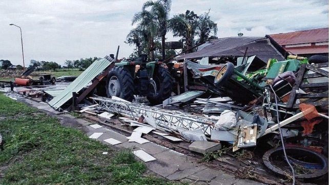 Temporal en Santa Fe: un tornado sacudió a un pueblo de 300 personas en el departamento Castellanos