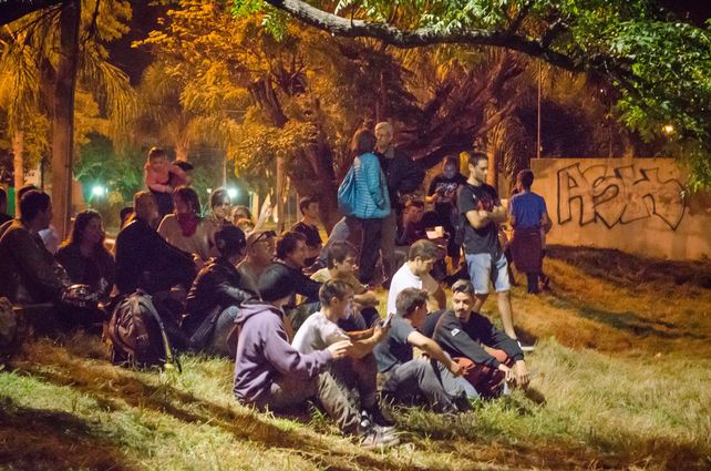 El mural para Pato quedó inaugurado con una bicicleteada