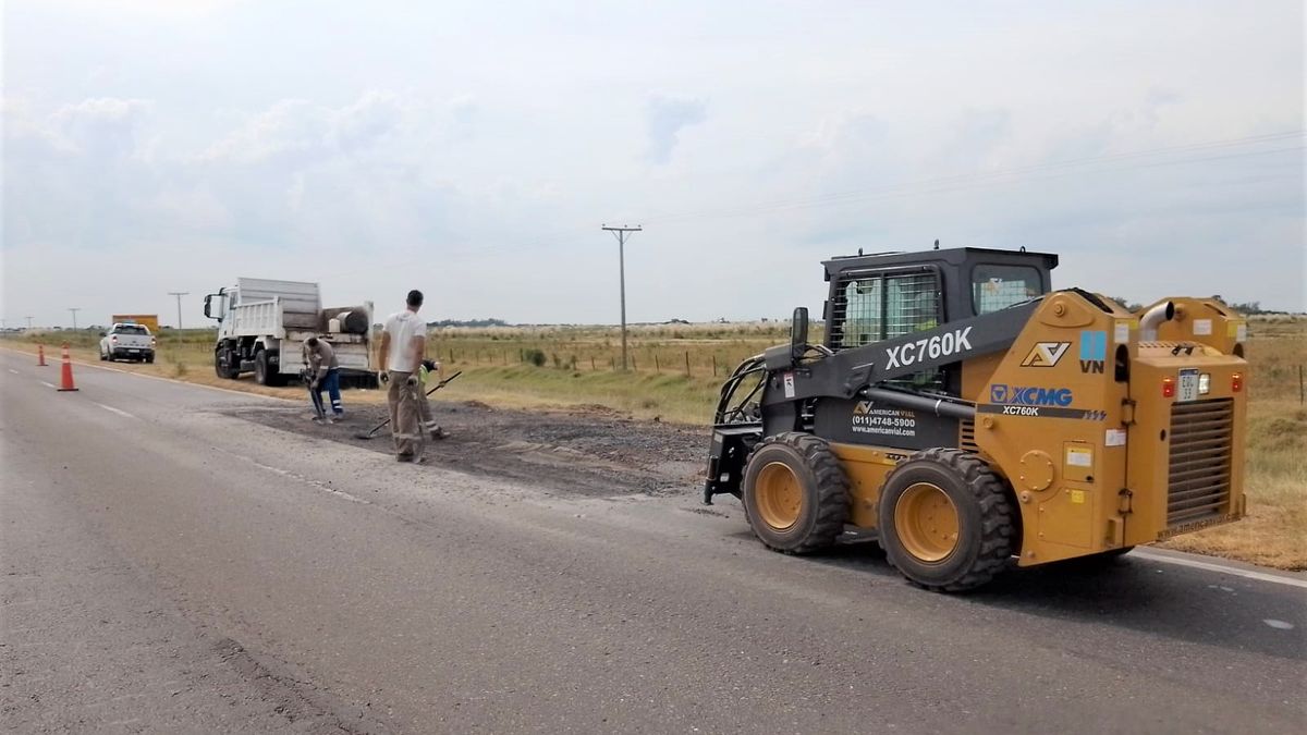 Vialidad Nacional realiza tareas de mantenimiento de la ruta 33 a la ...