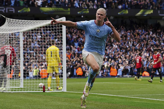 El City golea al United en el clásico con un Haaland imparable