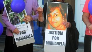 Reclamos. Marcha de familiares de Marianela pidiendo justicia.