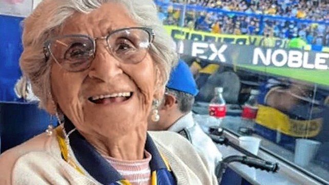 Entrerriana cumplió 100 años y conoció La Bombonera.
