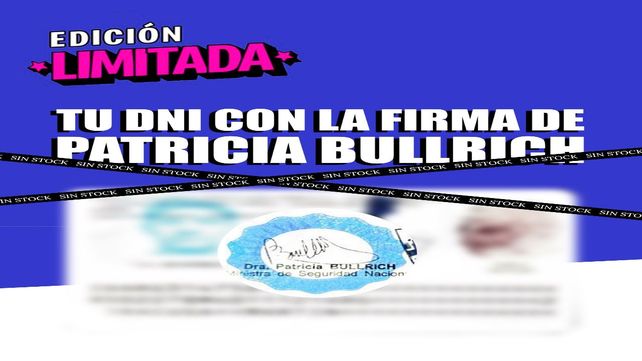 La particular promoción que hizo Patricia Bullrich en redes sociales