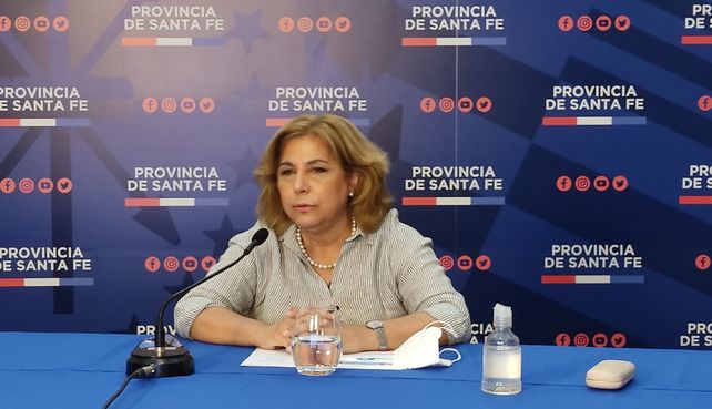 La ministra de Salud de la provincia de Santa Fe