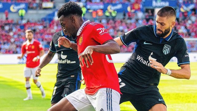 Atlético de Madrid le ganó al Manchester United