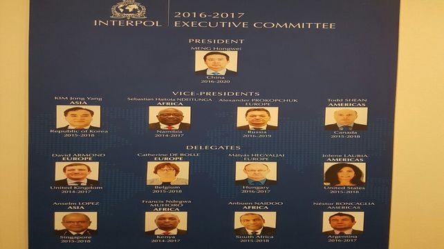 Comité Ejecutivo. El entrerriano forma parte de la mesa chica de Interpol.