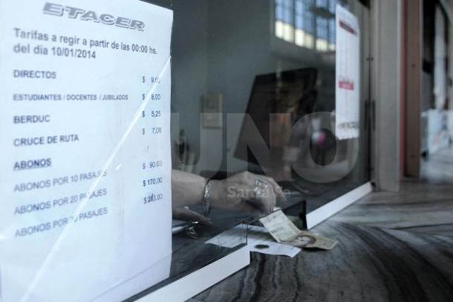 Bajaría el costo del boleto para el trayecto Santa Fe-Paraná
