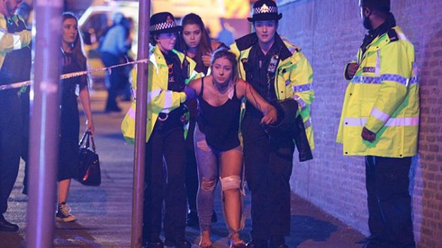 Dramáticas imágenes del atentado en el concierto de Ariana Grande en Manchester