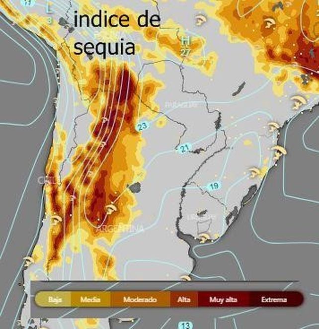 Lluvias: vuelven los grandes acumulados a la zona núcleo