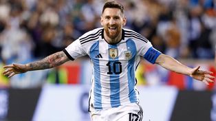 Lionel Messi mostró toda su felicidad por la clasificación y mucho enojo con el árbitro