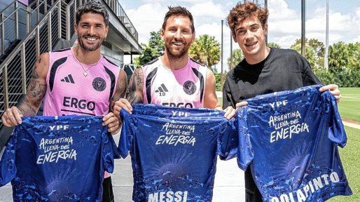 Finalmente Franco Colapinto tuvo su encuentro con Lionel Messi