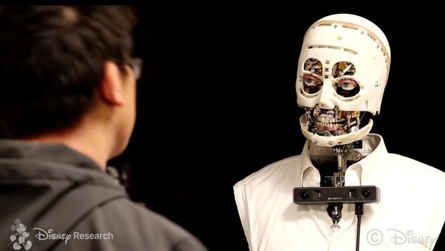 Video: el robot de Disney que mira como un humano