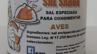 La Assal prohibió una sal para condimentar aves