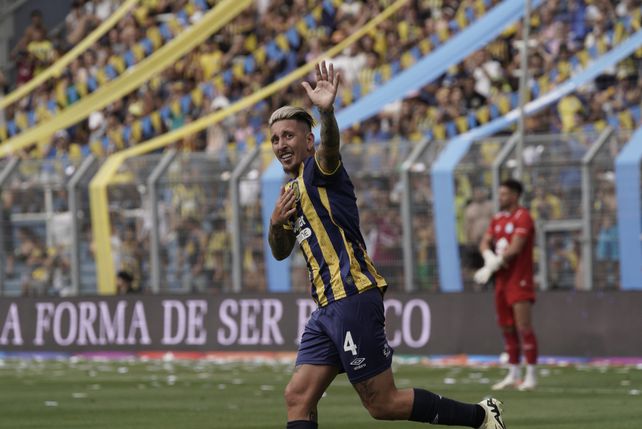 Martínez convirtió un gol ante Belgrano, en el que pudo haber sido su última vez con la camiseta de Central.