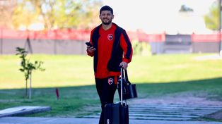 Juanchón García practicaba aparte en Newells porque el Ogro Fabbiani no lo tenía en cuenta.
